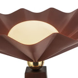 Burgundy Furrow Floor Lamp by Alora Lighting Details