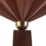 Burgundy Furrow Floor Lamp by Alora Lighting Details
