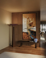 Burgundy Furrow Floor Lamp by Alora Lighting