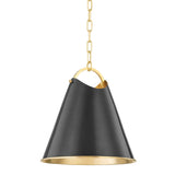 Burnbay Pendant - 13.75 Inch - Aged Old Bronze by Hudson Valley