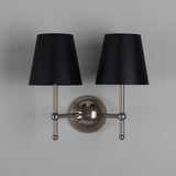 Bursa Double Wall Light Antique_Silver_Black