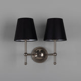 Bursa Double Wall Light Antique_Silver_Black