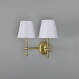 Bursa Double Wall Light Satin_Brass_Black