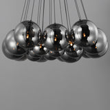 Burst 20-Light LED Chandelier by ET2 - Black