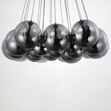 Burst 20-Light LED Chandelier by ET2 - Black
