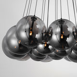Burst 20-Light LED Chandelier by ET2 - Black