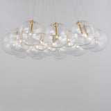 Burst 20-Light LED Chandelier by ET2 - Gold - Clear