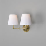 Busan Double Wall Light Polished_Brass_Black
