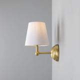Busan Double Wall Light Satin_Brass_Black