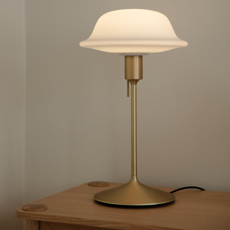 Butler Table Lamp Brushed Brass By Umage Lifestyle View