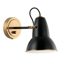 Buzz Wall Sconce 8 Inch Black