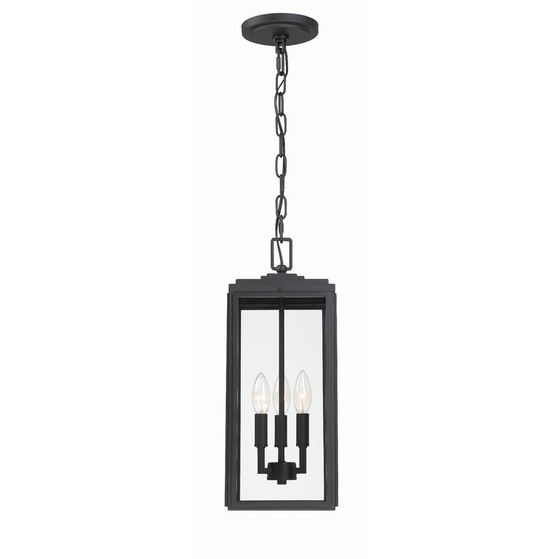 Byron Outdoor Pendant 7.5'' Matte Black