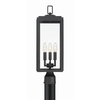 Byron Outdoor Post Lantern 7.5'' Matte Black