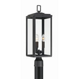 Byron Outdoor Post Lantern 7.5'' Matte Black