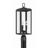 Byron Outdoor Post Lantern 7.5'' Matte Black