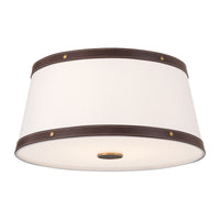 Libby Langdon Callahan 17'' Luxe Gold Flush Mount by Crystorama