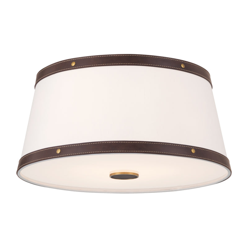 Libby Langdon Callahan 17'' Luxe Gold Flush Mount by Crystorama