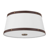 Libby Langdon Callahan 17'' Luxe Gold Flush Mount by Crystorama