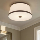 Libby Langdon Callahan 17'' Luxe Gold Flush Mount by Crystorama