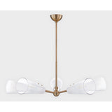 Camarillo Chandelier by Troy Lighting in Patina Brass - lifestyle 1