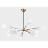 Camarillo Chandelier by Troy Lighting in Patina Brass - lifestyle 3