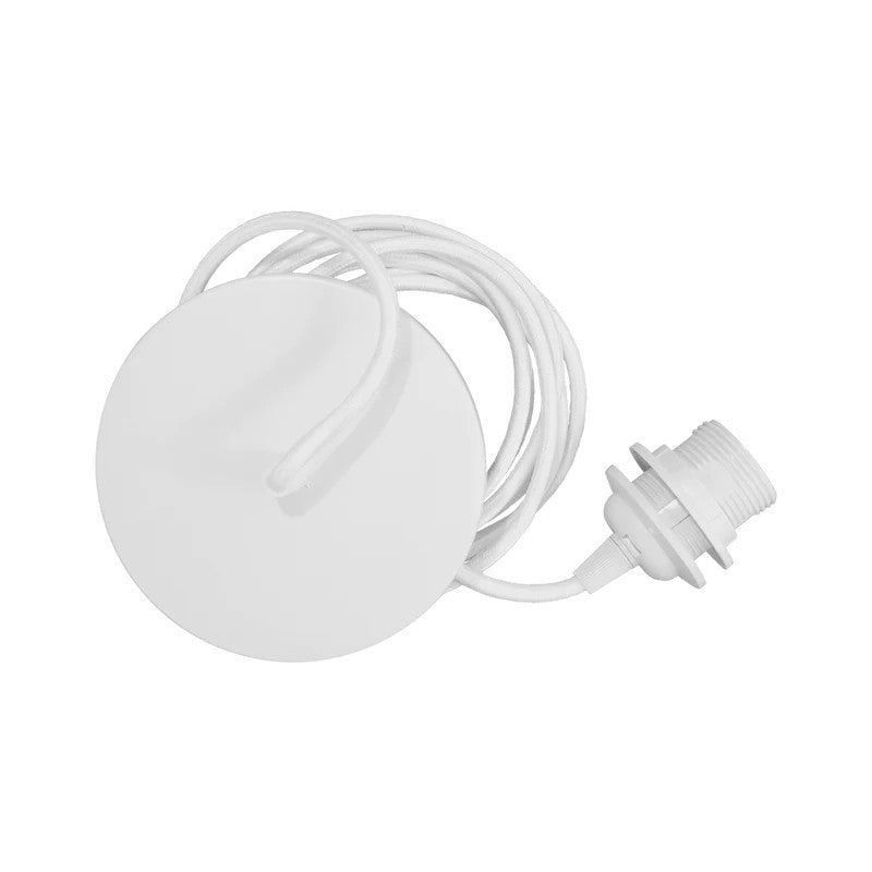 CANOPIE BY UMAGE, COLOR: WHITE, CORD SET WHITE Ø 5.5" X H 1", | CASA DI LUCE LIGHTING