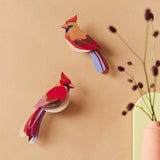 Cardinals Wall Art, styled in an interior