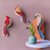 Cardinals Wall Art, styled in an interior