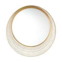 Cecile 34.75'' Antique Gold Mirror by Crystorama
