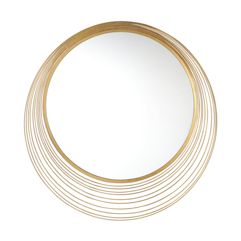 Cecile 34.75'' Antique Gold Mirror by Crystorama