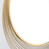 Cecile 34.75'' Antique Gold Mirror by Crystorama