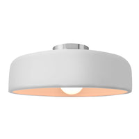 Ceramic Spire Semi-Flush by Justice Design | OVERSTOCK