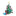 Peacock Tabletop Christmas Tree
