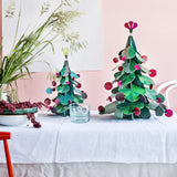 Peacock Tabletop Christmas Tree, styled in an interior