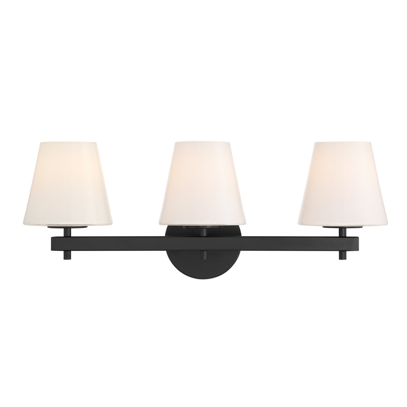 Colton 24.5'' Black Bathroom Vanity by Crystorama