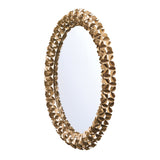 Cora 30'' Soft Gold Mirror by Crystorama