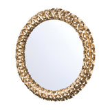 Cora 30'' Soft Gold Mirror by Crystorama