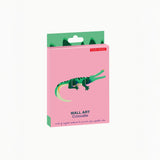 Crocodile Wall Art, flat-pack packaging