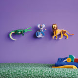 Crocodile Wall Art, styled in an interior