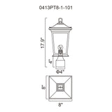 Leawood 1 Light Outdoor Lantern Head