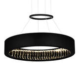 Rosalina Integrated LED Matte Black Chandelier