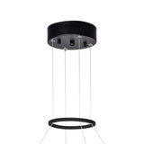 Rosalina Integrated LED Matte Black Chandelier