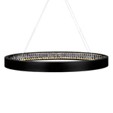 Rosalina Integrated LED Matte Black Chandelier