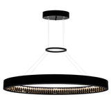 Rosalina Integrated LED Matte Black Chandelier