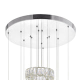 Madeline Integrated LED 5 Ring Chandelier