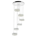 Madeline Integrated LED 6 Ring Chandelier