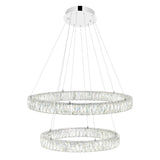 Madeline Integrated LED 2 Ring 32in Chandelier