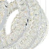 Celina Integrated LED 26in 5 Ring Chandelier