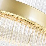 Genevieve Integrated LED Medallion Gold Chandelier