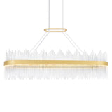 Genevieve Integrated LED Medallion Gold Chandelier
